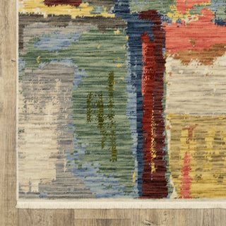 Oriental Weavers Soleri SOL02 Multi/Pink Area Rug Corner Image