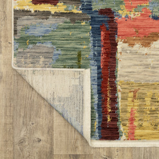 Oriental Weavers Soleri SOL02 Multi/Pink Area Rug Backing Image