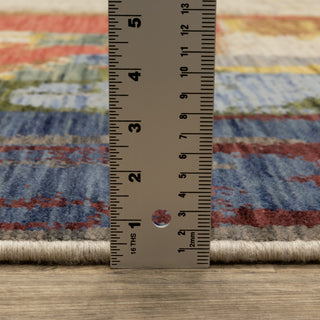 Oriental Weavers Soleri SOL02 Multi/Pink Area Rug Pile Image
