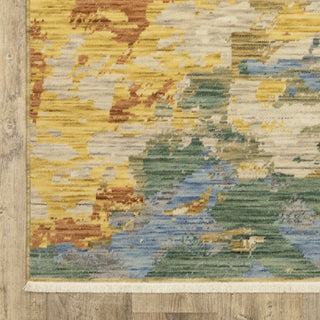 Oriental Weavers Soleri SOL04 Beige/Multi Area Rug Corner Image