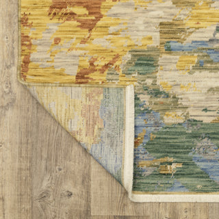 Oriental Weavers Soleri SOL04 Beige/Multi Area Rug Backing Image