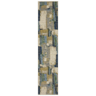Oriental Weavers Soleri SOL05 Blue/Green Area Rug Runner Image