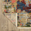 Oriental Weavers Soleri SOL06 Beige/Multi Area Rug Backing Image