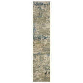 Oriental Weavers Soleri SOL07 Beige/Blue Area Rug Runner Image