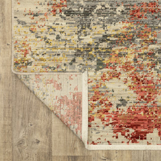 Oriental Weavers Soleri SOL10 Beige/Pink Area Rug Backing Image