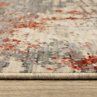 Oriental Weavers Soleri SOL10 Beige/Pink Area Rug Pile Image