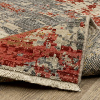 Oriental Weavers Soleri SOL10 Beige/Pink Area Rug Backing Image
