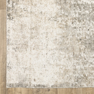 Oriental Weavers Solstice SLS01 Grey/ Beige Area Rug Corner Image