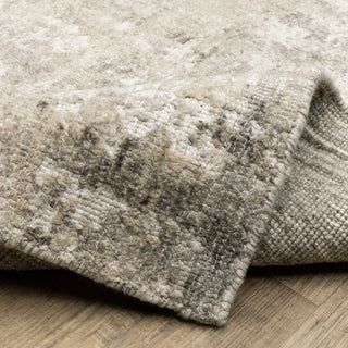 Oriental Weavers Solstice SLS01 Grey/ Beige Area Rug Backing Image