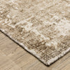 Oriental Weavers Solstice SLS06 Brown/ Beige Area Rug Corner Image