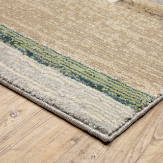 Oriental Weavers Strada STR07 Beige/ Multi Area Rug Corner Image