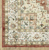 Oriental Weavers Sumter SUM01 Red/Ivory Area Rug Corner Image