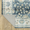 Oriental Weavers Sumter SUM02 Blue/Ivory Area Rug Backing Image