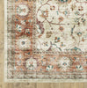 Oriental Weavers Sumter SUM03 Ivory/Rust Area Rug Corner Image