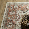 Oriental Weavers Sumter SUM03 Ivory/Rust Area Rug Corner Image
