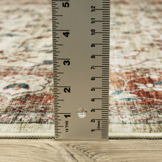 Oriental Weavers Sumter SUM03 Ivory/Rust Area Rug Pile Image