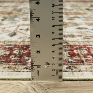 Oriental Weavers Sumter SUM05 Ivory/Red Area Rug Pile Image