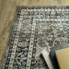 Oriental Weavers Sumter SUM06 Grey/Blue Area Rug Corner Image