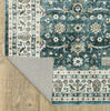 Oriental Weavers Sumter SUM08 Teal/Ivory Area Rug Backing Image