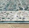 Oriental Weavers Sumter SUM08 Teal/Ivory Area Rug Pile Image