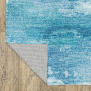 Oriental Weavers Sumter SUM10 Blue/Blue Area Rug Backing Image