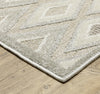 Oriental Weavers TANGIER TAN02 Beige/ Grey Area Rug Corner Image