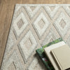 Oriental Weavers TANGIER TAN02 Beige/ Grey Area Rug Corner Image