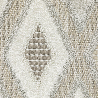 Oriental Weavers TANGIER TAN02 Beige/ Grey Area Rug Close-up Image