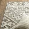 Oriental Weavers TANGIER TAN03 Beige/ Brown Area Rug Corner Image