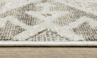 Oriental Weavers TANGIER TAN03 Beige/ Brown Area Rug Pile Image