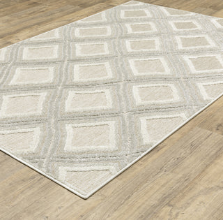 Oriental Weavers TANGIER TAN04 Grey/ Beige Area Rug Alternate Image