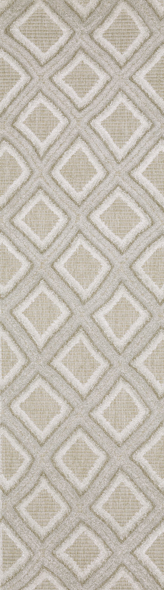 Oriental Weavers TANGIER TAN04 Grey/ Beige Area Rug Runner Image