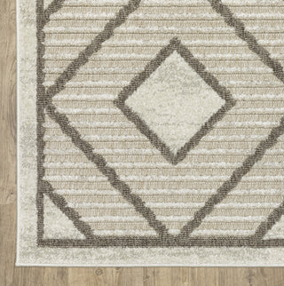 Oriental Weavers TANGIER TAN05 Beige/ Brown Area Rug Corner Image