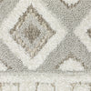 Oriental Weavers TANGIER TAN06 Grey/ Beige Area Rug Close-up Image