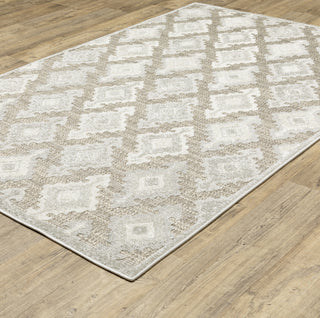 Oriental Weavers TANGIER TAN08 Beige/ Grey Area Rug Alternate Image