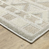 Oriental Weavers TANGIER TAN09 Beige/ Grey Area Rug Corner Image