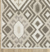 Oriental Weavers TANGIER TAN10 Brown/ Beige Area Rug Corner Image