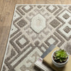 Oriental Weavers TANGIER TAN10 Brown/ Beige Area Rug Corner Image