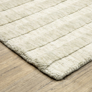 Oriental Weavers Thatcher THA01 Beige / Grey Area Rug Corner Image