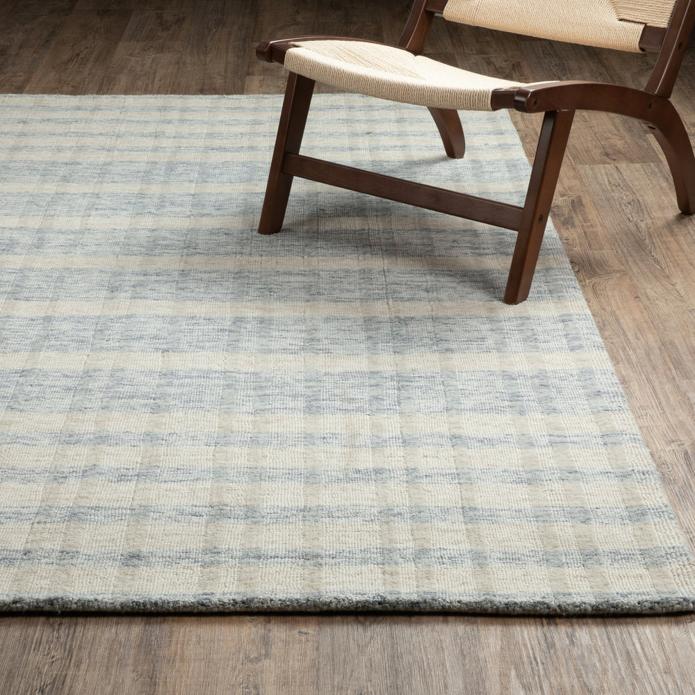 Oriental Weavers Thatcher THA06 Beige / Blue Area Rug Lifestyle Image Feature