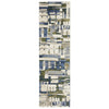 Oriental Weavers Tisdell TIS01 Blue / Green Area Rug Runner Image
