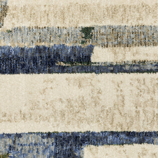 Oriental Weavers Tisdell TIS01 Blue / Green Area Rug Close-up Image