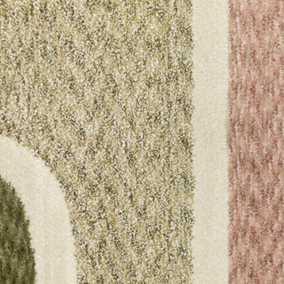 Oriental Weavers Tisdell TIS02 Green / Multi Area Rug Close-up Image