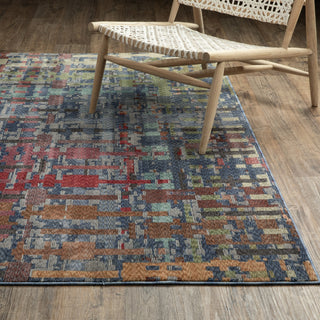 Oriental Weavers Tisdell TIS03 Blue / Multi Area Rug Lifestyle Image Feature