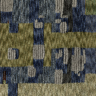 Oriental Weavers Tisdell TIS03 Blue / Multi Area Rug Close-up Image