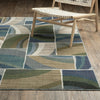 Oriental Weavers Tisdell TIS06 Blue / Green Area Rug Lifestyle Image Feature