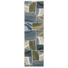 Oriental Weavers Tisdell TIS06 Blue / Green Area Rug Runner Image