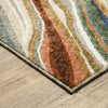 Oriental Weavers Tisdell TIS07 Multi / Area Rug Corner Image