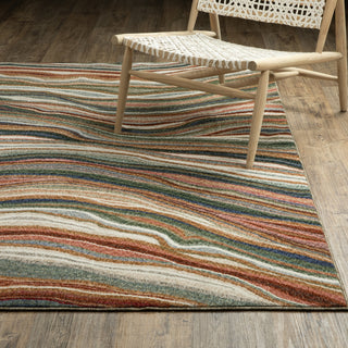 Oriental Weavers Tisdell TIS07 Multi / Area Rug Lifestyle Image Feature