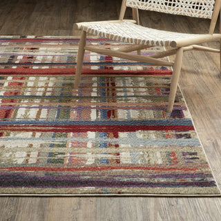 Oriental Weavers Tisdell TIS08 Multi / Area Rug Lifestyle Image Feature